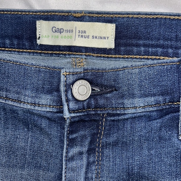 Women's Gap True Skinny Jeans Size 33R - NWT - Picture 4 of 15